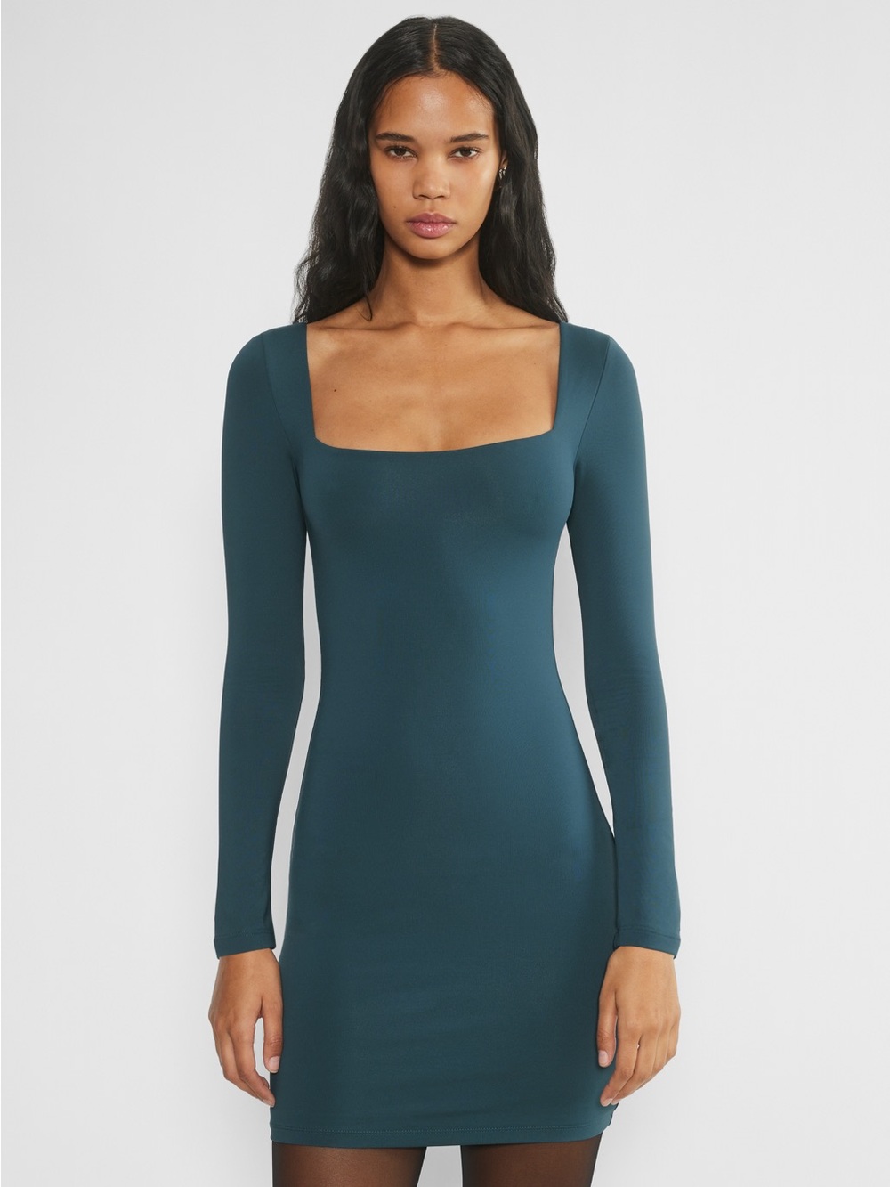 Aritzia NWT size XL - long Sleeve Square Neck Bodycon Dress
